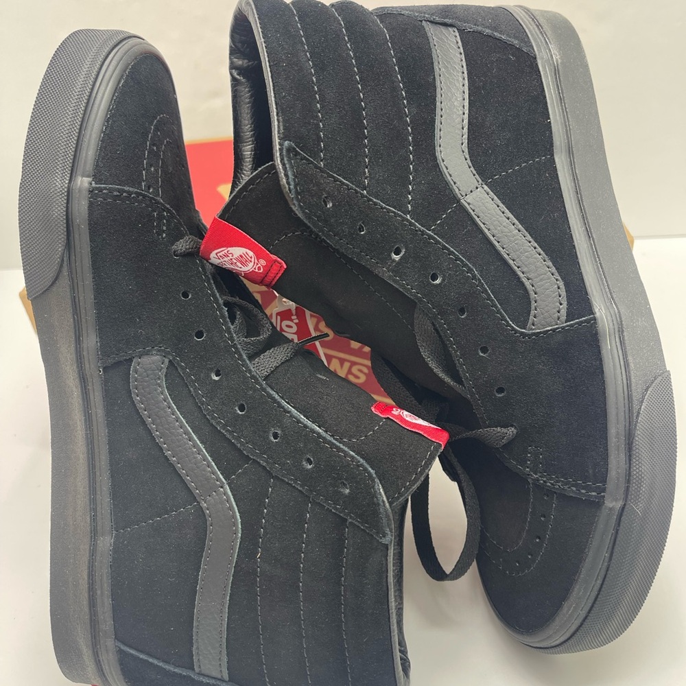 Vans Sk8-Hi 'Black Suede'
 Men's Black High-Top Sneakers - Picture 9 of 16